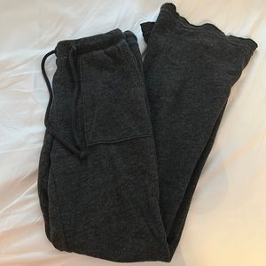 american eagle fleece flare sweatpants